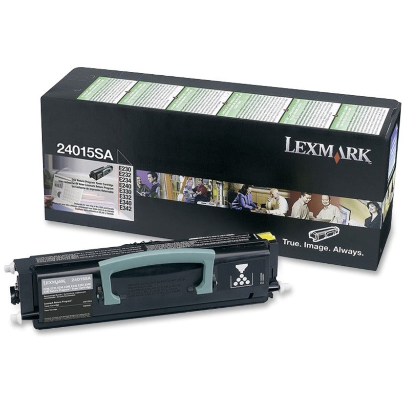 Lexmark 24015SA/34015HA Toner Cartridge, 2500 Page Yield, Black