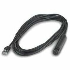 Black connection cable for APC AP9335TH temperature and humidity sensor with RJ-45 connector