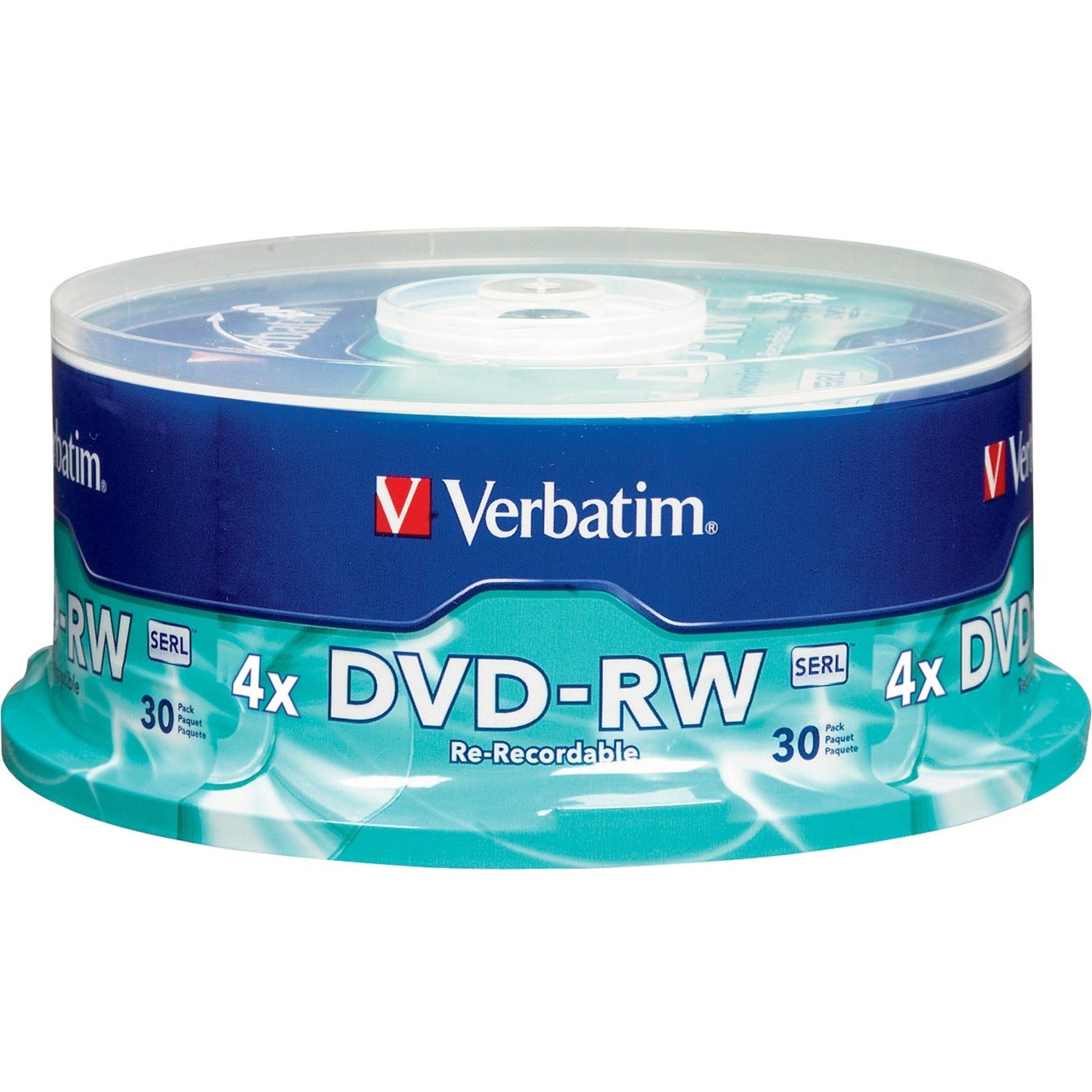 Verbatim 95179 DVD-RW 4.7GB 4X with Branded Surface - 30pk Spindle Lifetime Warranty ベリーバリの95179 DVD-RW 4.7GB 4X ブランデッドサーフェス- 30pk スピンドル、ライフタイム保証