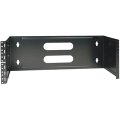 Tripp Lite 4U Wall Mount Hinged Patch Panel Bracket, Heavy-Duty Steel Mounting Bracket for 19" EIA Racks, Black, TAA Compliant - N060-004 (Lifetime Warranty)