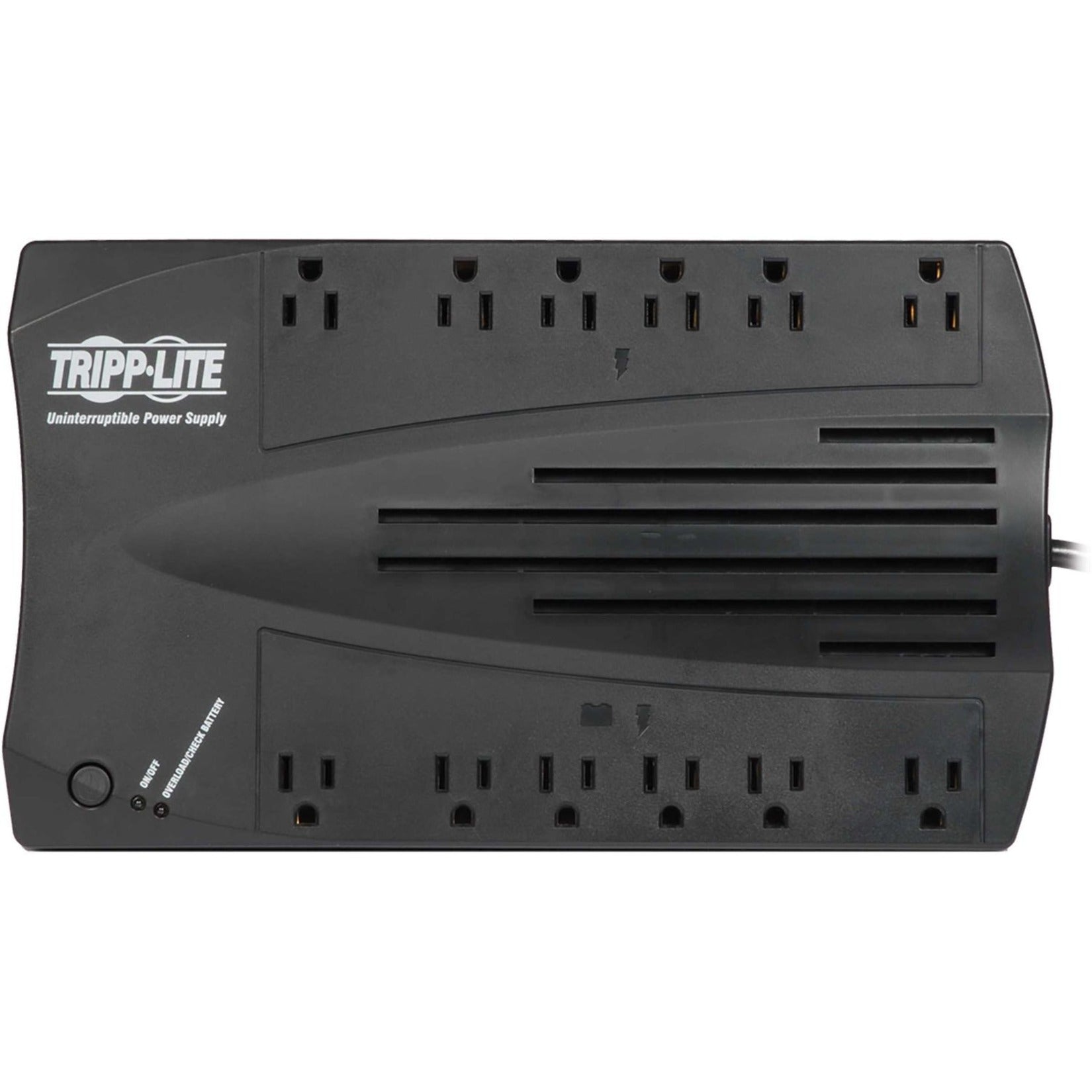 Tripp Lite AVRX750U ระบบ UPS อินเทอร์เน็ตสำหรับสำนักงาน การป้องกัน SOHO แบบออล-อิน-วัน