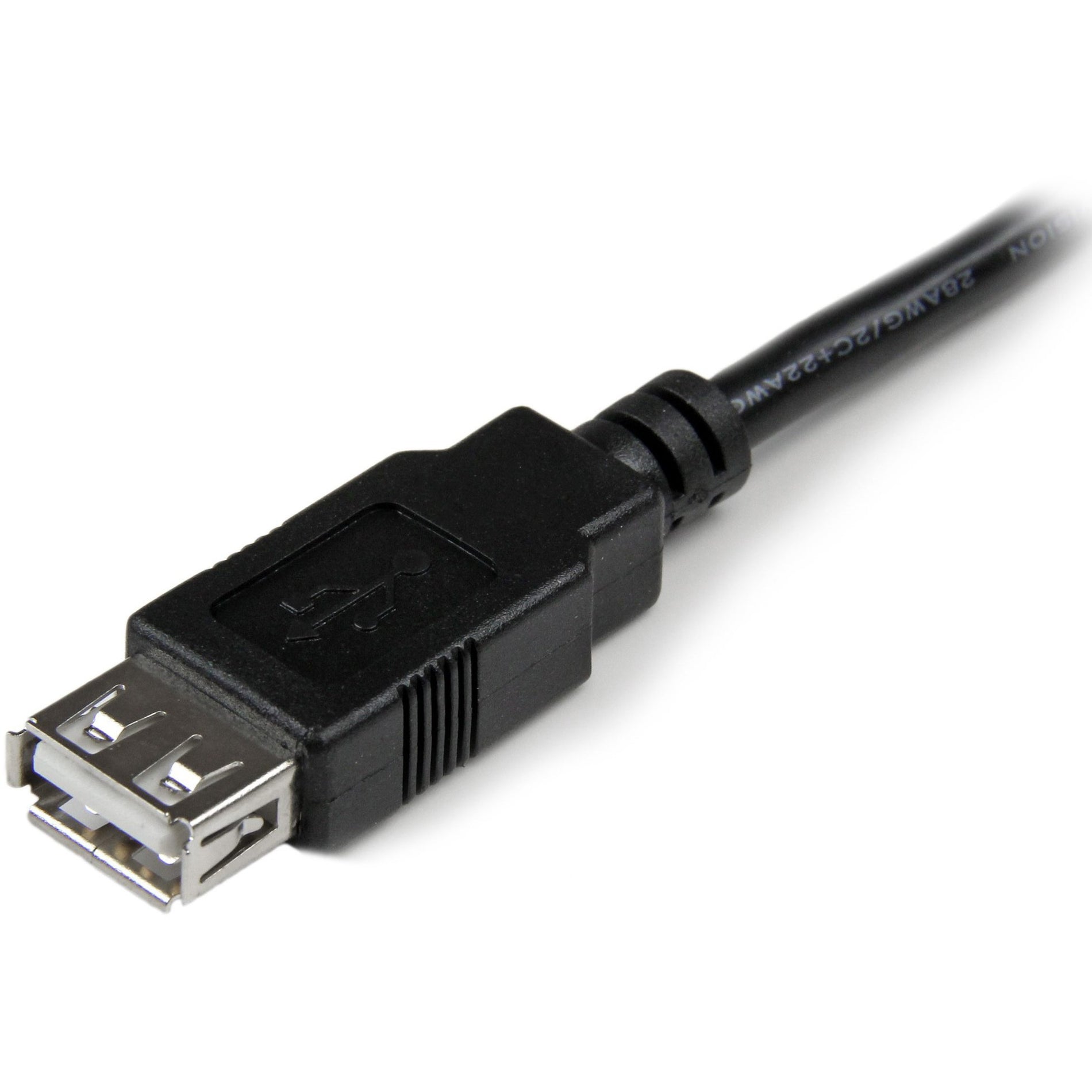 Marca: StarTech.com  StarTech.com USBEXTAA6IN 6 pulgadas Cable Adaptador de Extensión USB 2.0 A a A - M/H Cable de Transferencia de Datos