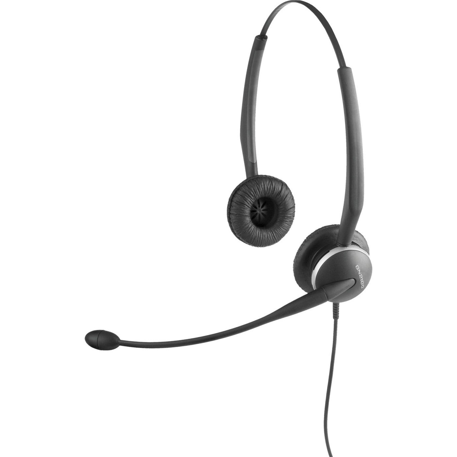 Jabra GN2125 professional monaural headset with noise-cancelling boom microphone and over-the-head design-alternate-image1