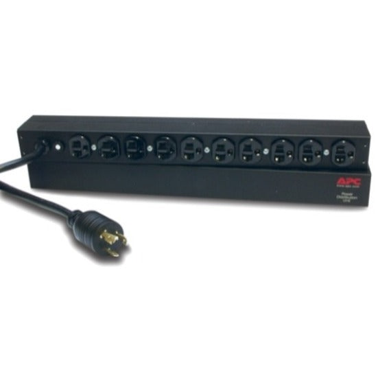 Detailed view of APC AP9564 PDU outlet configuration and mounting features