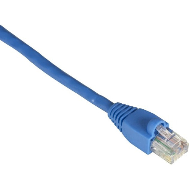 Black Box EVCRB81-0010 GigaBase Cat.5e UTP Patch Network Cable, 10 ft, Snagless Boot, Blue