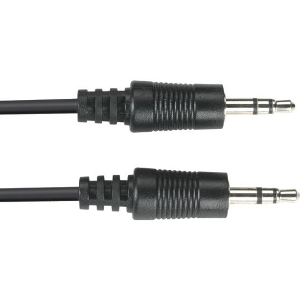 Black Box EJ110-0010 Audio Cable, 9.84 ft, Copper Conductor, Strain Relief, Molded
