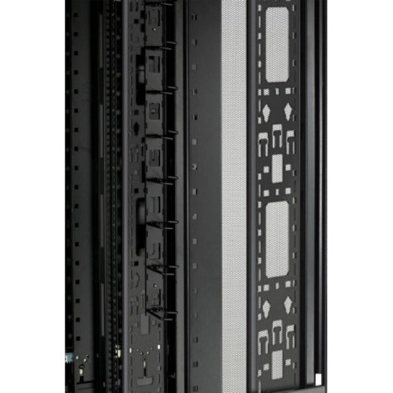 APC NetShelter SX AR7572 تركيبة PDU العمودية ومنظم الكابلات، إدارة الكابلات الموسعة، مساحة الرف 0U، أسود