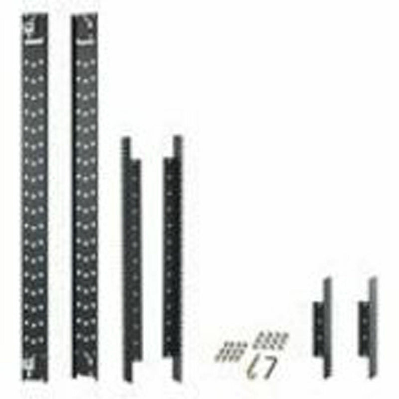 APC AR7503 600mm Wide Recessed Rail Kit components including vertical mounting rails, mounting hardware, and installation accessories