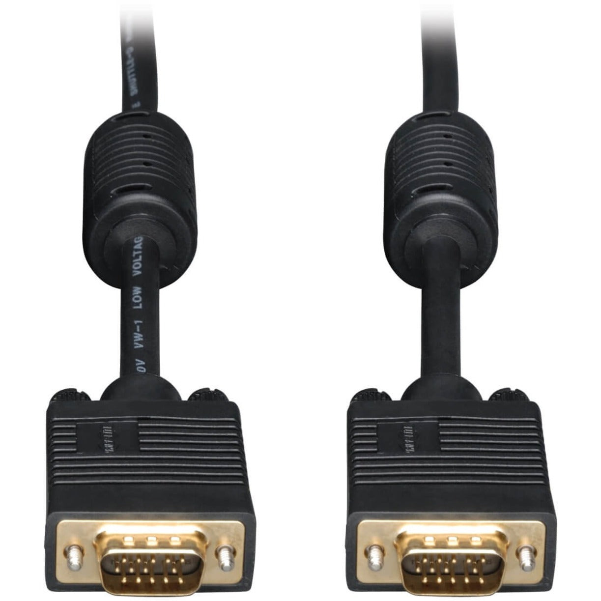 Tripp Lite P502-050 Video Cable, 50FT SVGA/VGA REPL MONITOR CABLE HD15M/M GOLD W/ RGB COAX