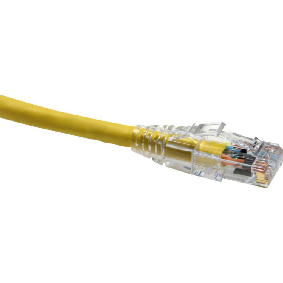 Cable de conexión eXtreme 6+ Leviton 62460-10Y 10 pies conductor de cobre conectores macho RJ-45 amarillo