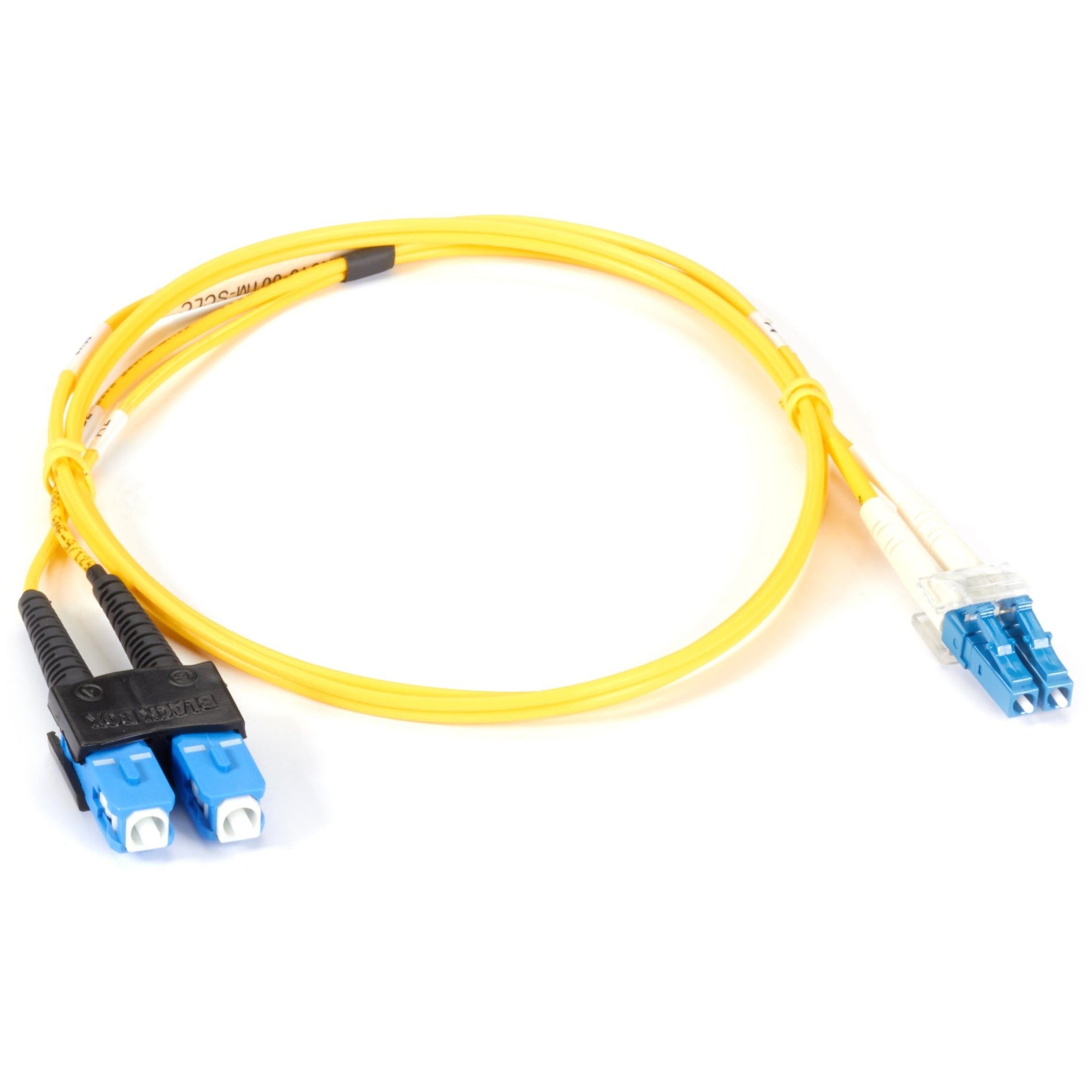 Black Box EFN310-002M-SCLC Fiber Optic Duplex Patch Network Cable, 6.50 ft, Single-mode, Crush Resistant