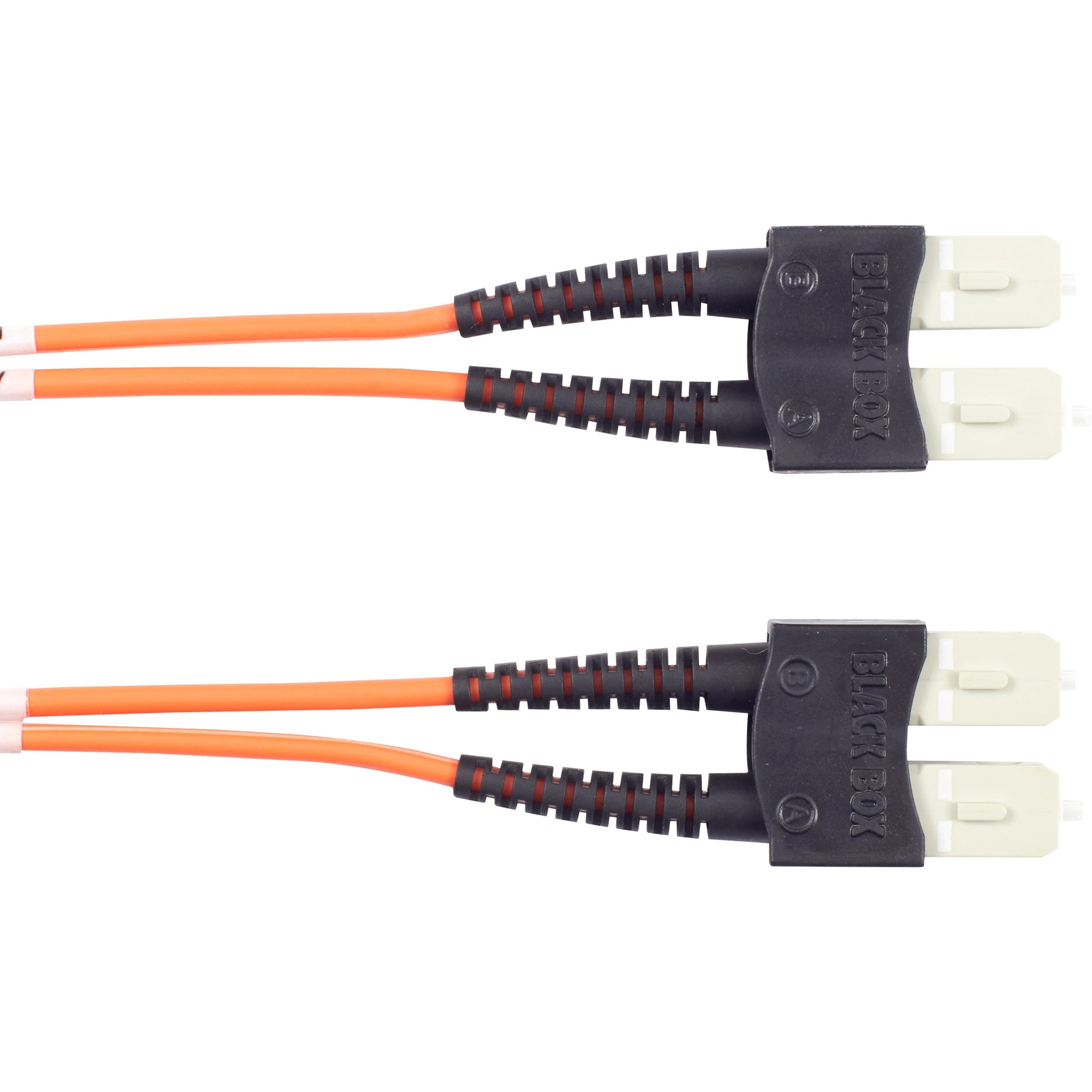 Black Box EFN110-015M-SCSC Fiber Optic Duplex Patch Network Cable, Multi-mode, 49.20 ft, Orange