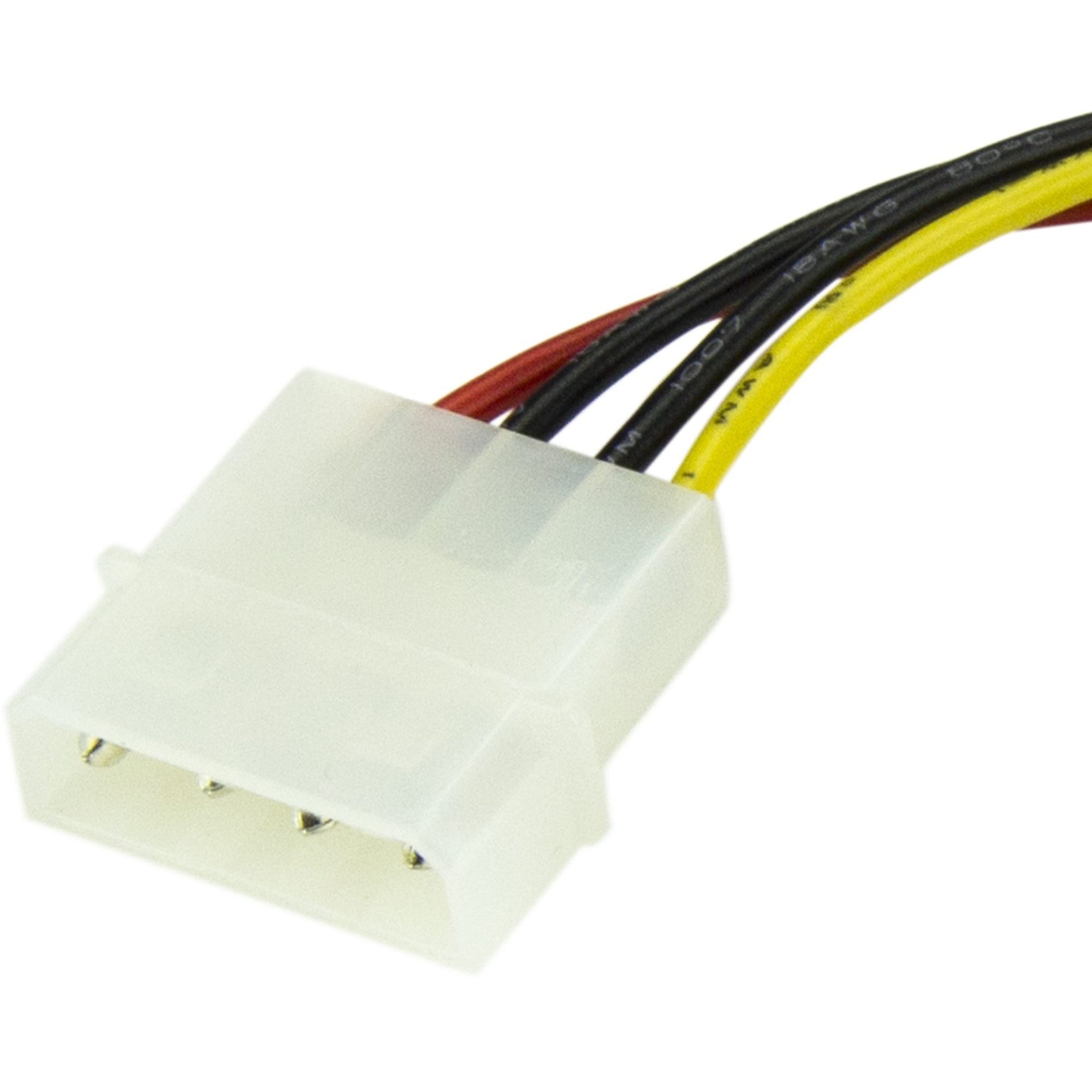 StarTech.com SATAPOWADAP 6in 4 Pin Molex to SATA Power Cable Adapter Verbinden Sie Ihre Festplatte mühelos