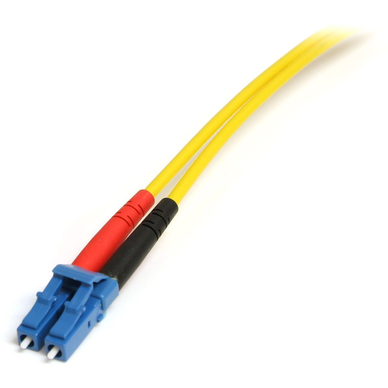 StarTech.com - SMFIBLCSC1 1m Câble de raccordement de fibre optique duplex monomode LC-SC 100 Gbit/s LSZH jaune