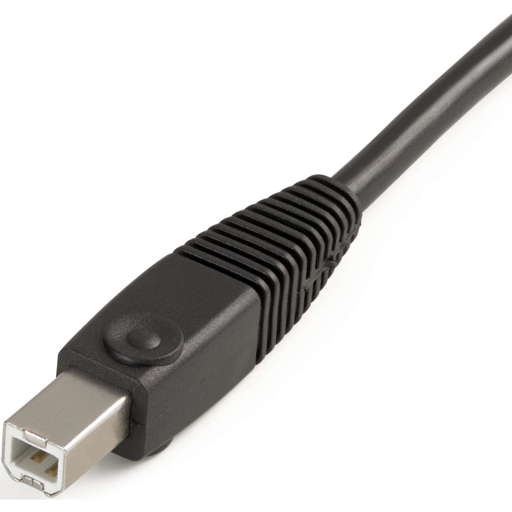 StarTech.com USBDVI4N1A10 10 ft 4-in-1 USB DVI KVM Kabel mit Audio Kupferleiter unterstützte Auflösung von 1920 x 1200 Schwarz