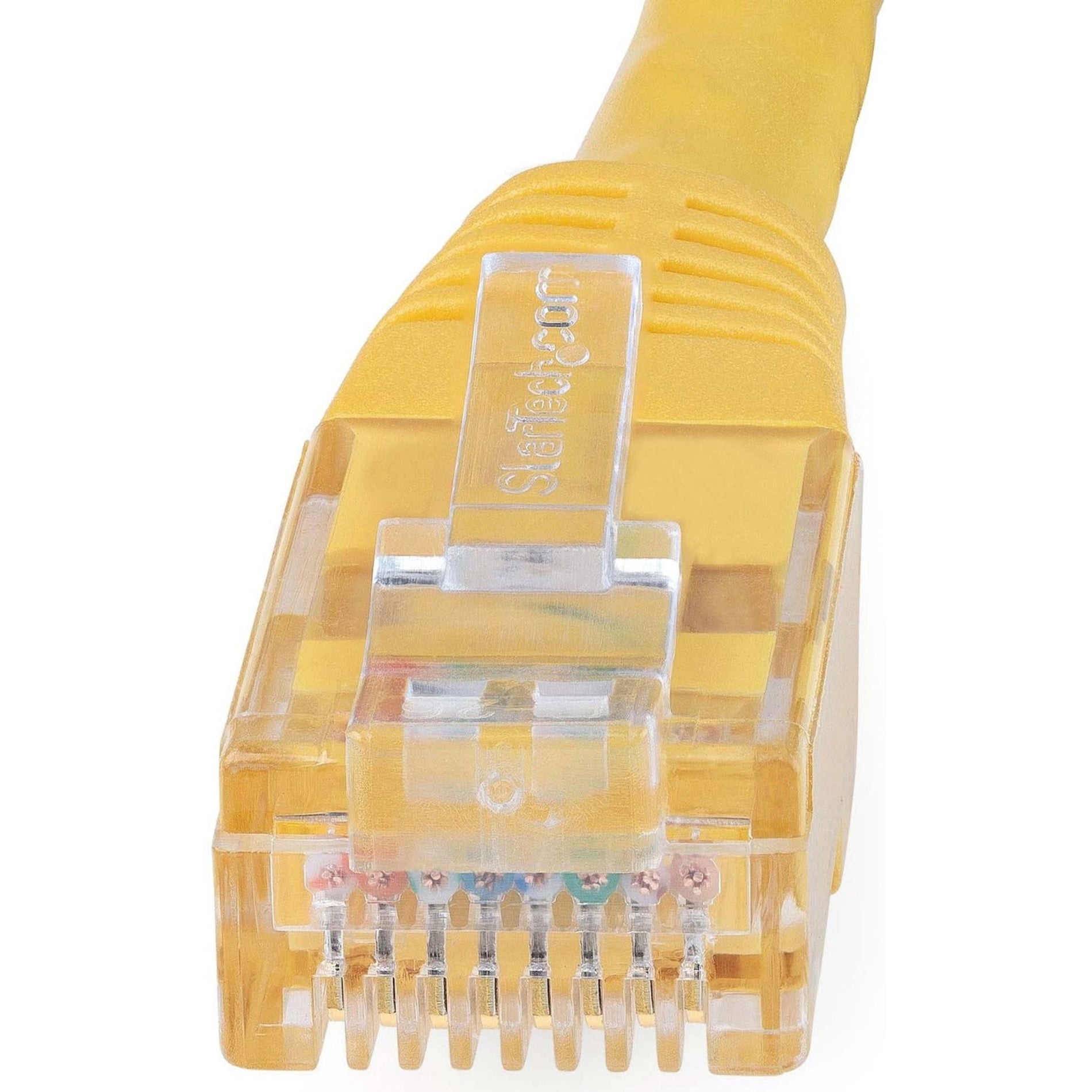 StarTech.com C6PATCH15YL 15ft Yellow Cat6 UTP Patch Cable ETL Verified, 10 Gbit/s Data Transfer Rate, Gold Plated Connectors