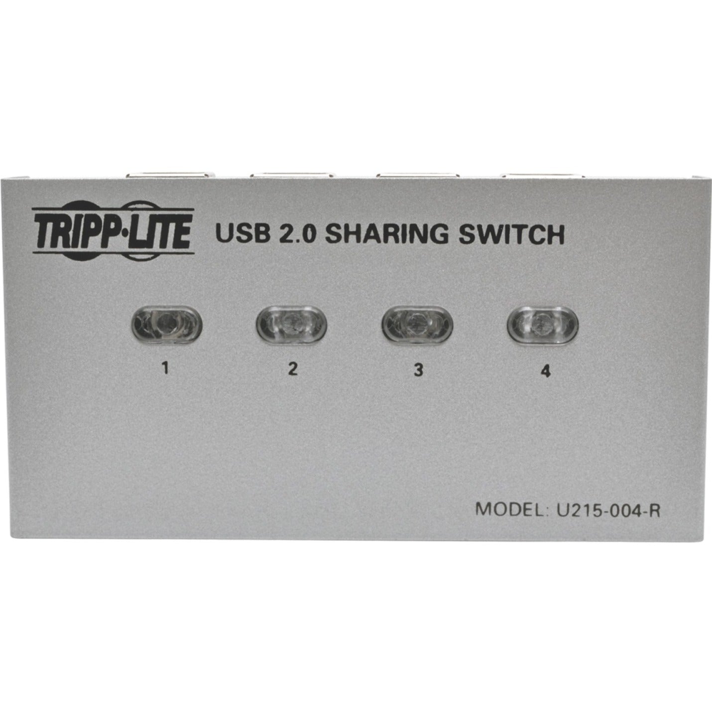 Tripp Lite U215-004-R 4-Port USB 2.0 Stampante / Periferica Condivisione Interruttore Condividi Stampante Tra Più Computer