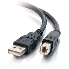 C2G 28104 16.4ft Kabel USB A ke USB B - Hitam Colok & Mainkan Perlindungan EMI/RF