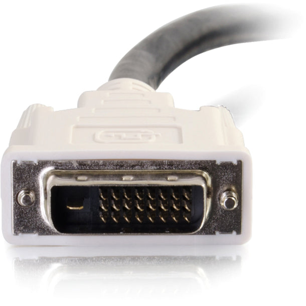 Direct front view of DVI-D connector showing pin layout