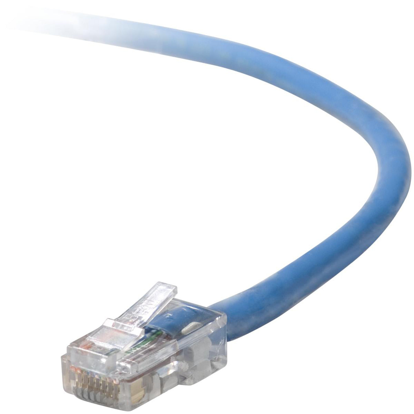 Belkin A3L791-12-BLU-S RJ45 Category 5e Snagless Patch Cable, 12 ft, Copper Conductor, Blue
