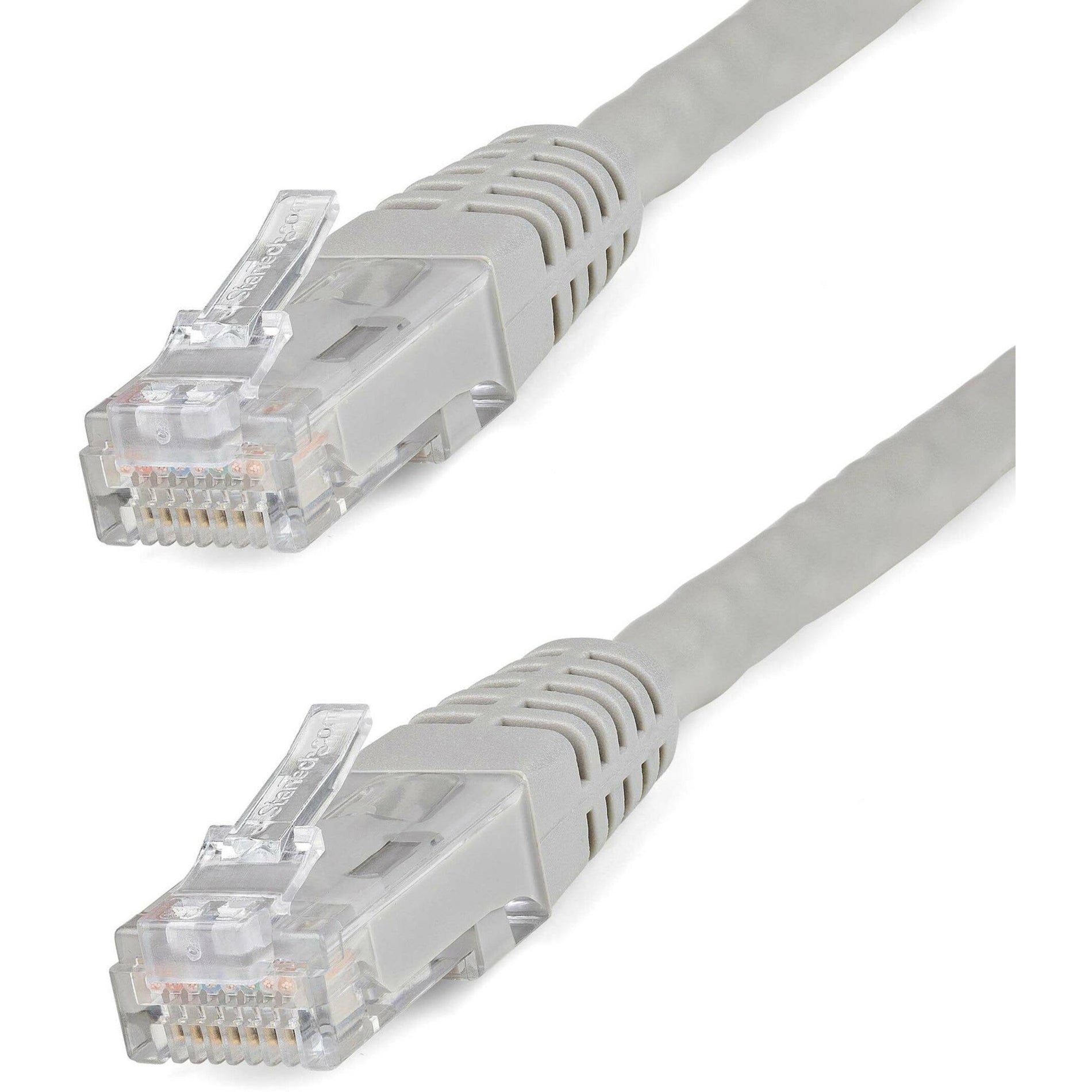 StarTech.com C6PATCH20GR 20ft Gray Cat6 UTP Patch Cable, 10 Gbit/s Data Transfer Rate, Lifetime Warranty