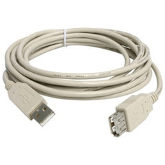 StarTech.com USB 2.0 Extension Data Transfer Cable, 10ft Male to Female, Gray, Extends USB Devices, Compatible with USB 1.1/2.0, RoHS Compliant - USBEXTAA10 (Lifetime Warranty)