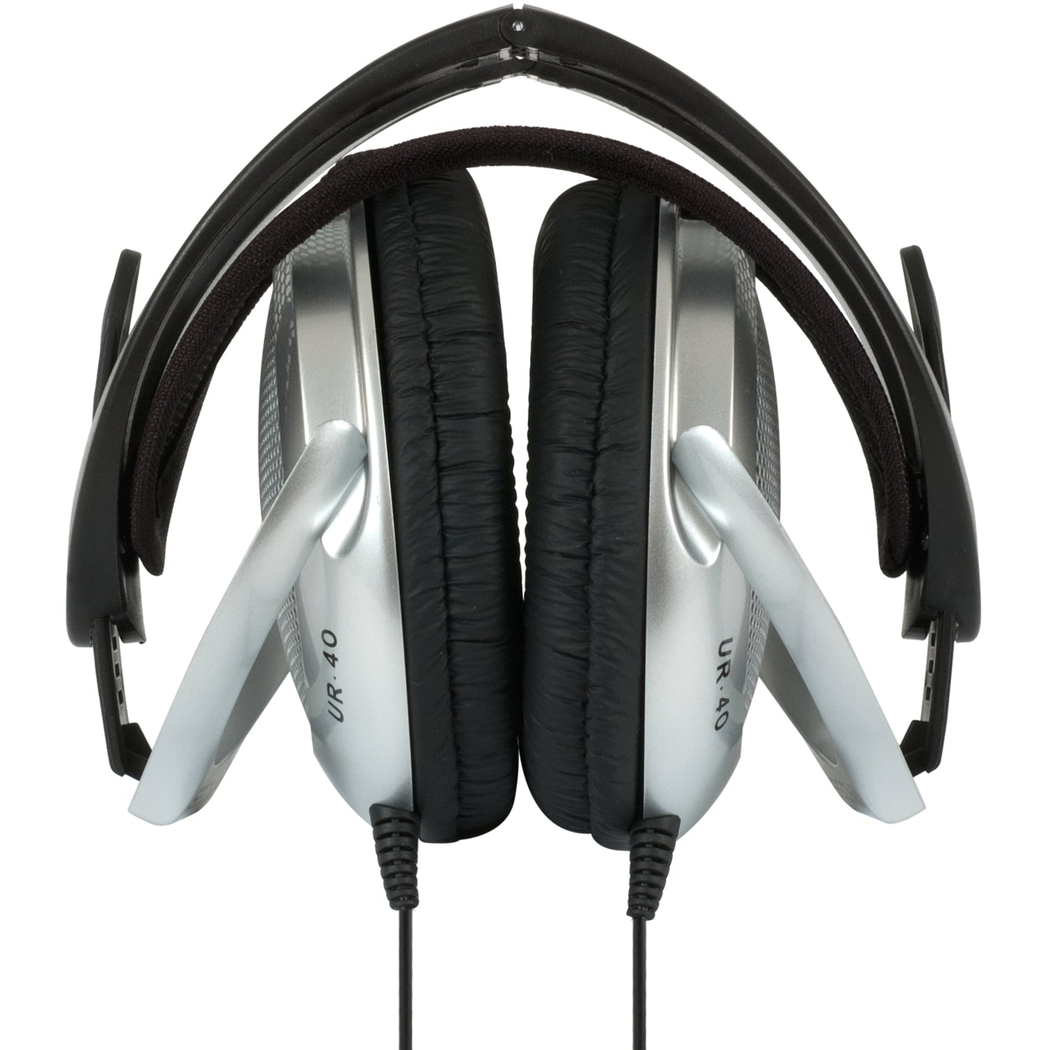 Koss UR-40 Casque Stéréo à Domicile - Argent Noir Basses Imposantes et Clarté des Aigus Garantie à Vie