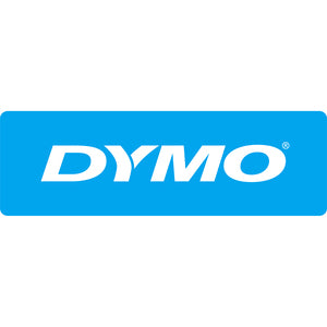 DYMO&reg; D1 Self-Adhesive Labeling Tape For LabelManager/LabelWriter Duo, 1/2&quot; x 23', Black Ink/White Tape, Pack Of 6 (2025517)