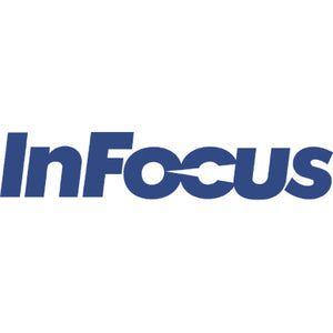 InFocus company logo in navy blue featuring stylized text with lens-like O letters